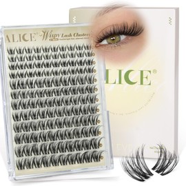 Wispy Lash Clusters CC Curl Natural Eyelash Clusters Clear Band