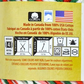 Spinrite Peaches & Creme (Cream) Cotton Yarn Yuletide 2 oz