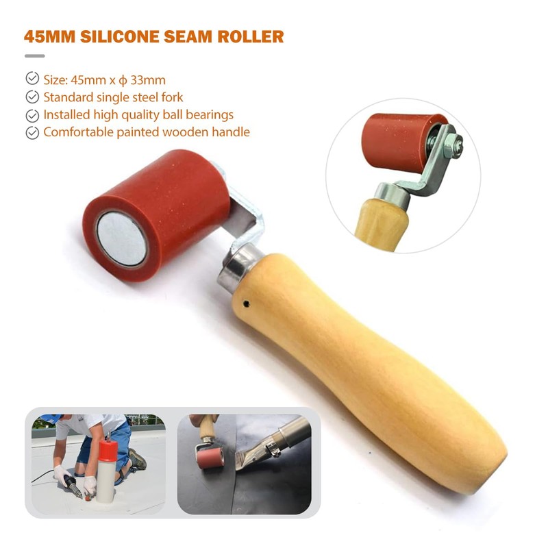 3Pcs Roofing Tools Hot Air Roof welding PVC TPO Epdm
