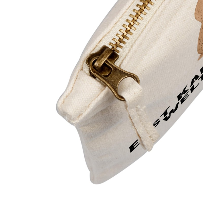 Mr. & Mrs. Panda Make Up Bag Bear Coffee, White,