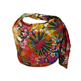 BenThai Products BTP! Tie Dye Sling Crossbody Shoulder Bag Purse Hippie Boho Triple Firework VB2