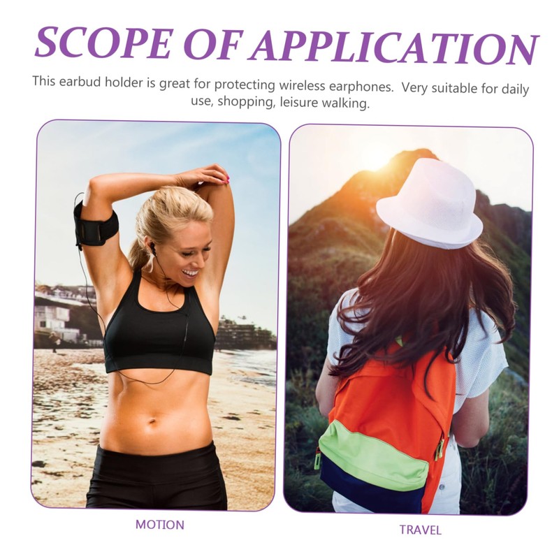 CAXUSD Earbud Carrying Case for Ii Material Compact Earphone Holder