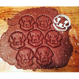 Golden Retriever Cookie Cutter and Dog Treat Cutter - Dog Face - 5 inch
