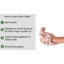 Vista-Prep | Optical Hand Scrub | Pre-Insertion Hygiene Solution For Contact Lens Users (32 Fl Oz)