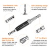 sourcing map 8pcs Self Centering Drill Bit Set 5/64-1/4" 5mm,