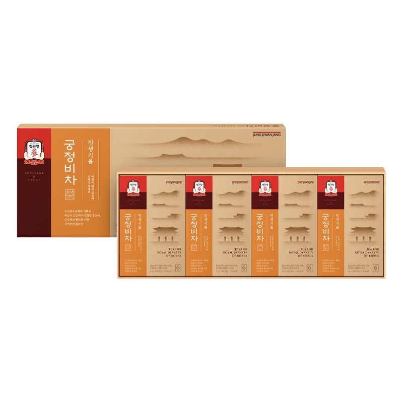 Cheongkwanjang Gungjeongbicha Ginsenggiryul 3g 40 packs / 정관장 궁정비차 진생기율