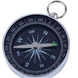 Pocket Compass, Portable Hiking Waterproof Compass with Keychain, Perfect Design Military Navigation Orientation Compass for Map Reading, Hiking and Outdoor Survival, Compass Navigation