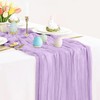 Lilac Purple Cheese Cloth Table Runner Easter Spring Boho Romantic
