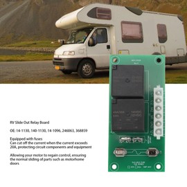RV Slide Out Relay Control Board for RV Power Gear Slide Out System, Replace 14‑1130, 140‑1130,14‑1096, 246063, and 368859, RV Damaged Components Replacement