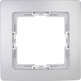 Kopp 402020015 Frame 1-fold cover frame Paris Profipack, silver, 10 x 1