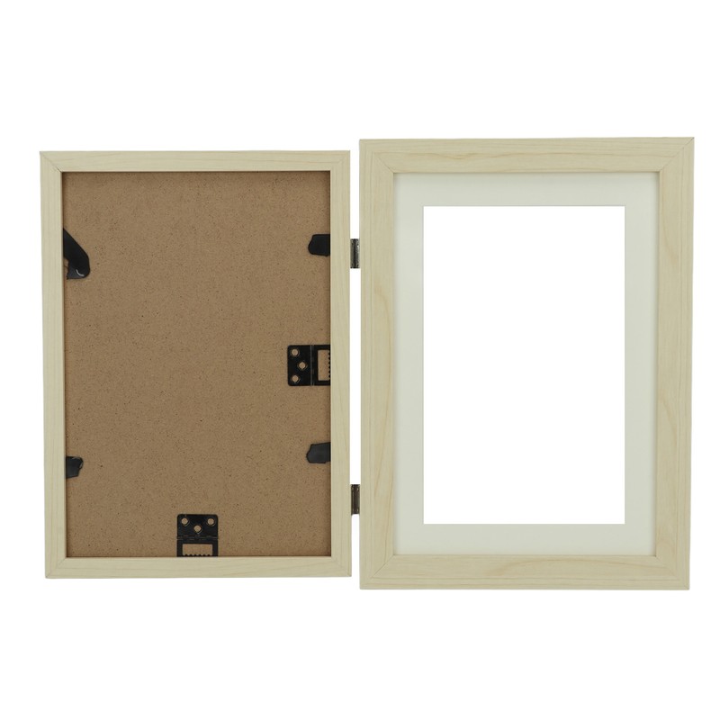 Kids Art Frame Composite Wood Front Opening Changeable Magnetic Picture