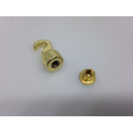 Galapagoz Older Style Grandfather Clock Weight Shell Hook and Nut 4 mm Thread USA