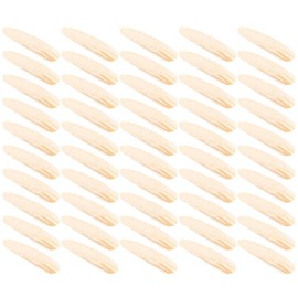 Wooden Pocket Hole Plugs, 50Pcs Solid Wood Pocket Hole Dowels Screws Woodworking Screws Plugs Kit Inclined Drilling Tools for DIY and Furniture Woodwork