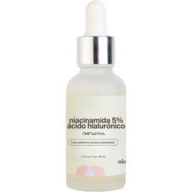 Nimbo. Suero de niacinamida 10%. con ácido hialurónico y Zinc PCA. Hidratación y piel uniforme, ideal para piel normal a grasa.