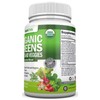 Organic Super Greens Capsules - Fruit & Vegetable Supplements -