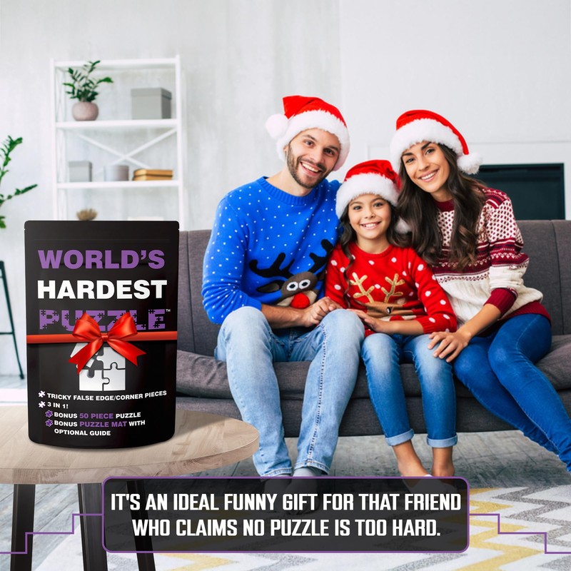 World's Hardest Puzzle ® - Clear Impossible Puzzle for Adults
