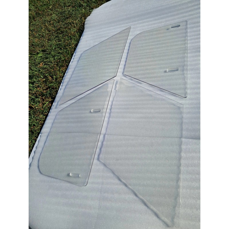 DAXCNC MG MGA NEW SIDE CURTAIN SLIDING WINDOWS SET 1956-1962