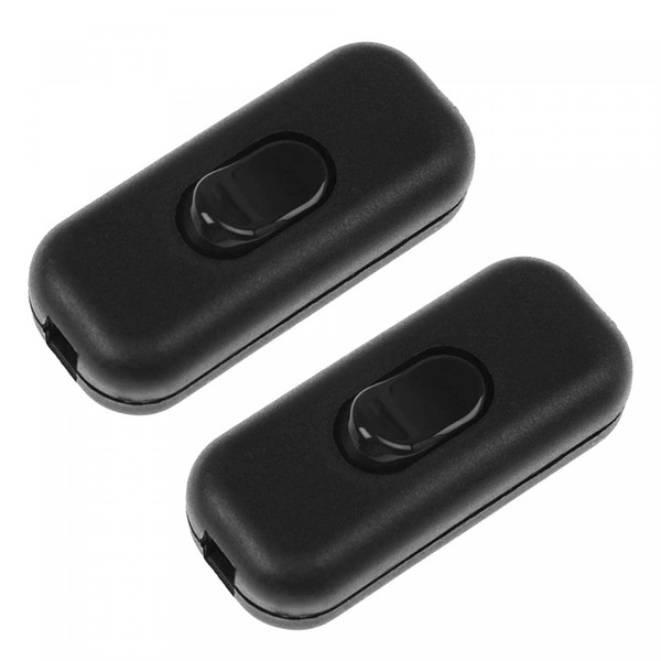 2 x Intermediate Switch Cord Switch - 2-3-Pin 6A 250V