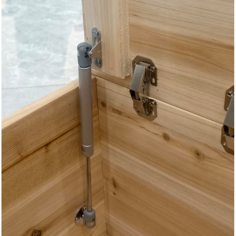 HZyizhihang 2 Pack Soft Close Toy Box Hinges - 100N