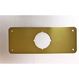 Don-Jo RP-13509-605 Remodeler Plate 3-1/2" X 9" Polished Brass