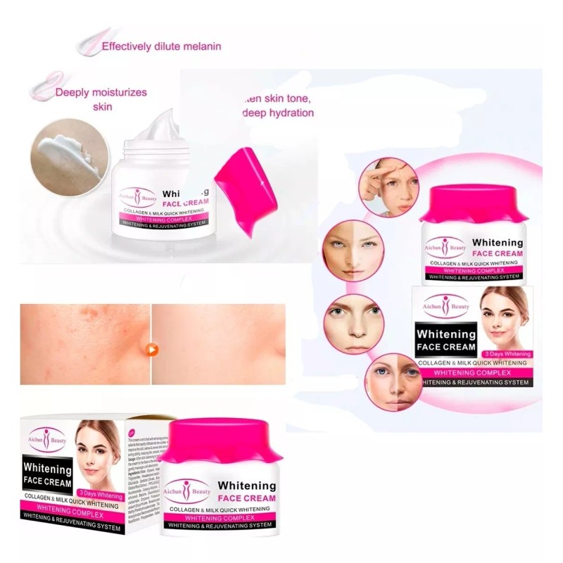Veraly Aichun Crema Facial Remueve Manchas Oscura Aclaradora