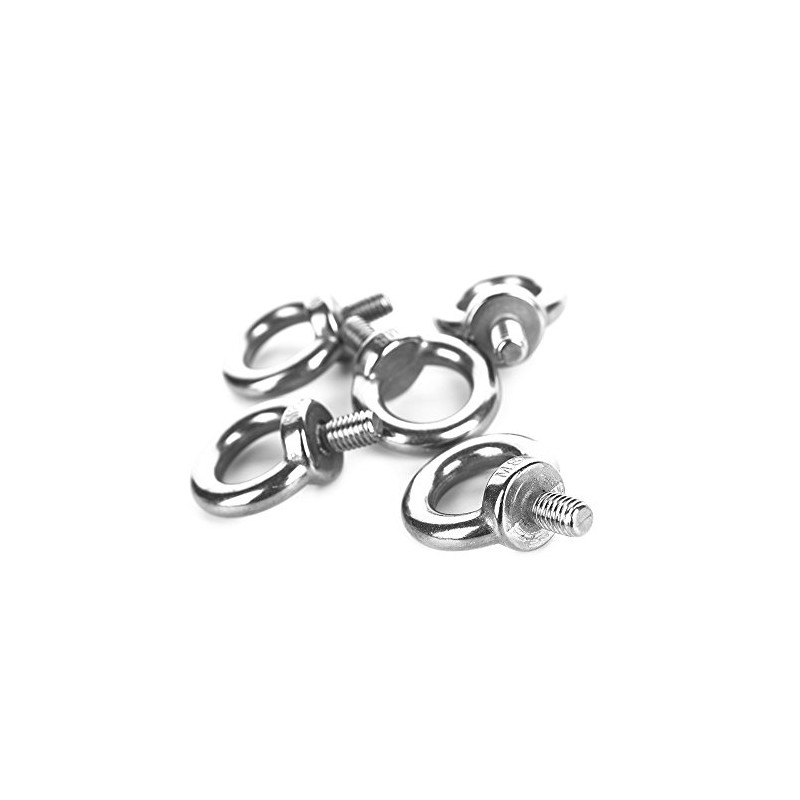 Eowpower 5 Pieces M8 Male Thread Machinery Shoulder Lifting Ring