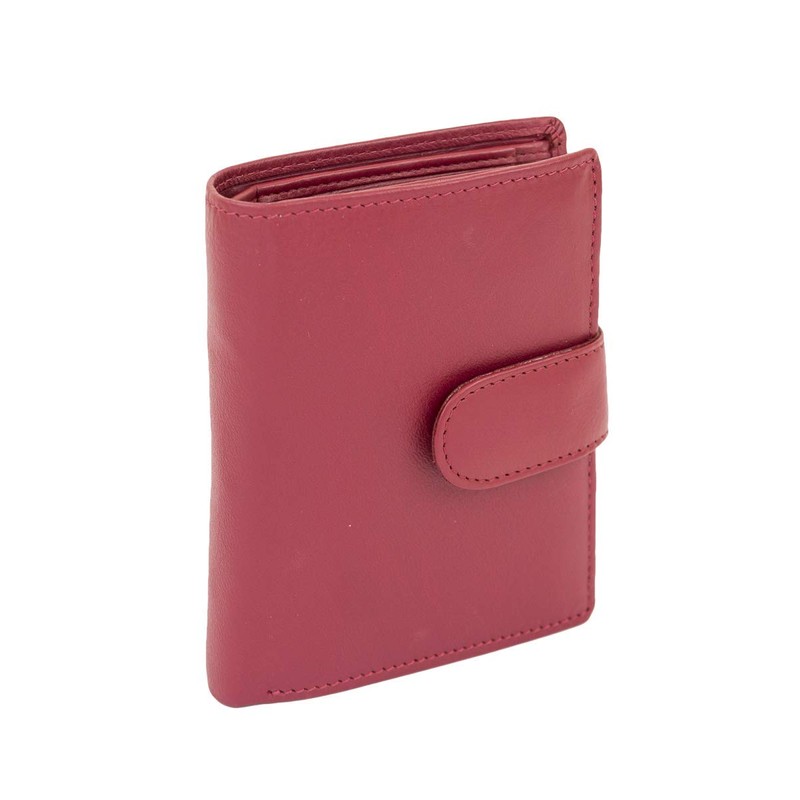 LEAS Ladies Wallet with Outside Lock and Big Coin Compartment