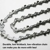 AcbbMNS 3Pcs 14" Chainsaw Chains Blade Saw Replacement Semi Chisel,