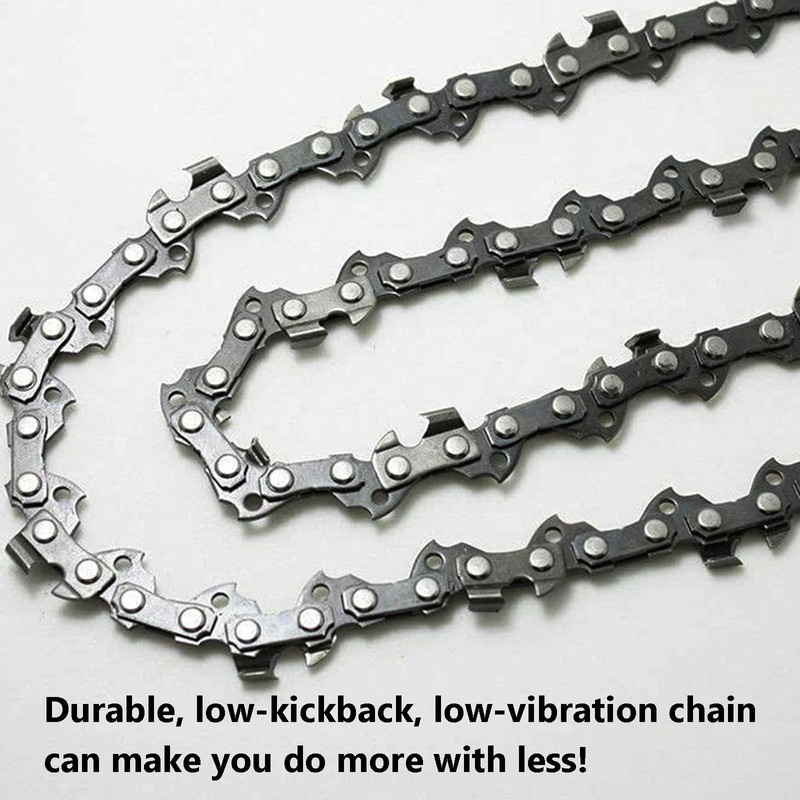 AcbbMNS 3Pcs 14" Chainsaw Chains Blade Saw Replacement Semi Chisel,
