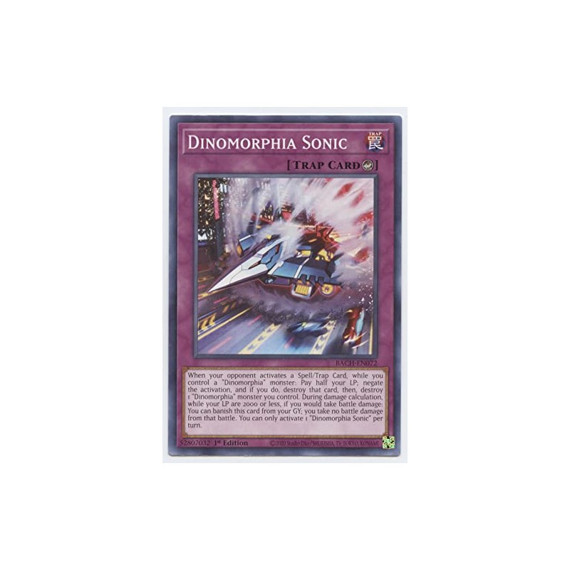 Dinomorphia Sonic - BACH-EN072 - Common - 1st Edition