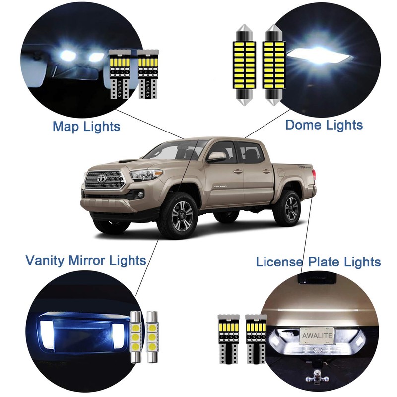 AWALITED 9pcs Tacoma Interior LED Lights Kit for 2023 2022