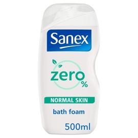 Sanex Zero% Bath Foam for Normal Skin, 500 ml