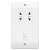 MK Logic Plus 2-Gang Dual Voltage Shaver Socket 115 /