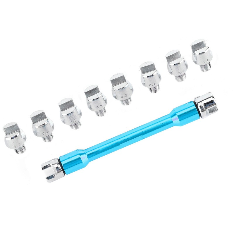 Motorcycle Spoke Wrench CNC Spanner Set 5.0‑6.8 Length 93mm/3.7in for