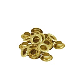 SK11 Double-Sided Grommet Balls, Brass, 0.3 inches (8 mm), 20 Pairs Equivalent, No. 23MT
