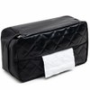 ARESACHI 車 ティッシュケース 車用ティッシュケース ティッシュホルダー 後部座席 (ブラック)