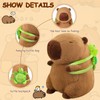 Bocguy 25 cm Capybara Plush Toy, Capybara Cuddly Toy, Cute