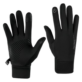 Shengxi Touchscreen Winter Gloves Non-Slip Sports Gloves Warm Windproof Gloves Men Women Running Gloves for Camping Hiking Mountaineering (M)