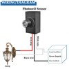 ZDRU 2Pcs Hard-Wired Post Eye Light Control Sensor, 100-277V Auto