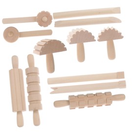 Gadpiparty 1Set Wooden DIY Clay Tool for Safe Plasticine Shaping and Molding Tools Versatile Pottery Tools for Crafting and Creative Play