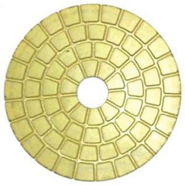 Cyclone Hurricane 4 Inch Wet Resin Polishing Pads - White Buff Grit