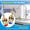 Zorqon 2 Pcs Ceramic Cartridges Replace for 45882000 45883000