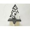 TRANSPAC Cast Iron Christmas Tree without Star Stocking Holder, 6.75