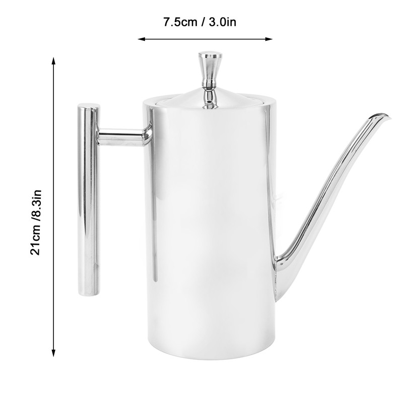 304 Stainless Steel Oil Container Oil Dispenser Bottle Leakproof Vinegar