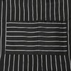 TRIXES Kitchen Chef Cooking Apron Black & White Stripe