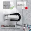 Tuntrol 23.6 inch Foldable Handrail Grab Bars, Wall Mounted Toilet