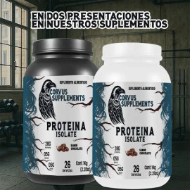 Proteína Whey Suplemento En Polvo 1kg Corvus Sabores                                                                                                  