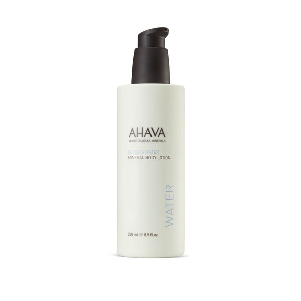 AHAVA Dead Sea Water Mineral Body Lotion - Daily Moisturizing & Hydrating Body Lotion with Osmoter, Exclusive blend of Dead Sea Minerals & Nourishing Botanical Extracts, Original, 8.5 Fl.Oz