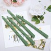Tobeape Sage Green Twisted Taper Candles Set of 12, 10