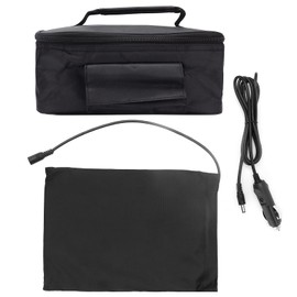 Fdit 12V Portable Car Microwave Oven Reheats in Minutes, Temperature Control, Suitable for Trucks, Travelers, Workers